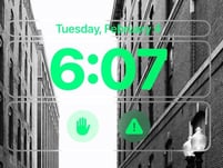 lock screen square widgets